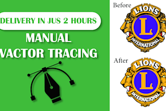 do vector tracing, raster to vector and image vectorize image