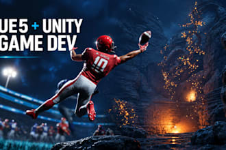 develop a unity or unreal engine game for you