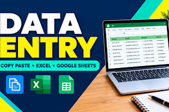 do accurate data entry and copy paste tasks