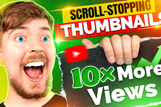 make scroll stopping business thumbnails for your videos