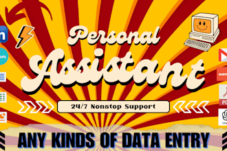 do fastest data entry, web research, lead generation