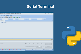 write serial terminal gui in python pyqt