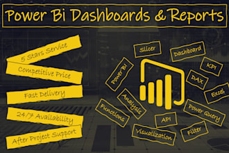 create power bi dashboard and data visualization