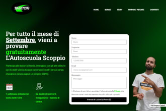 do modern one page wordpress website design, web development