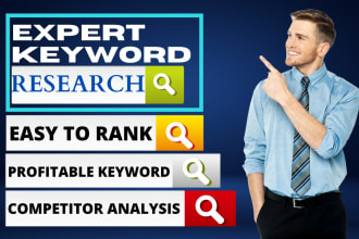 seo keyword research with long tail and competitor analysis