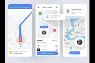 develop gps tracking app, location tracking app, with admin