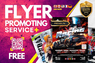do promotion custom modern flyer, one pager and spotify banner design
