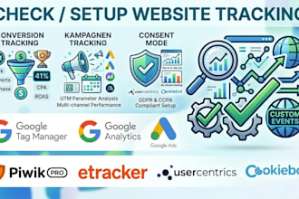implement or check and optimize your website tracking setup