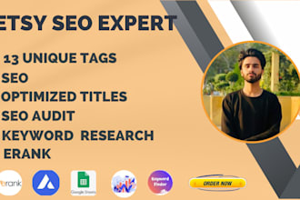 boost your etsy shop with SEO and optimised product listings