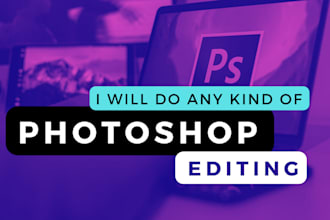 do any photoshop editing with fast delivery