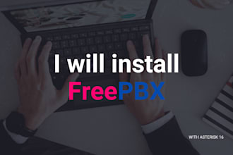 install the freepbx and asterisk