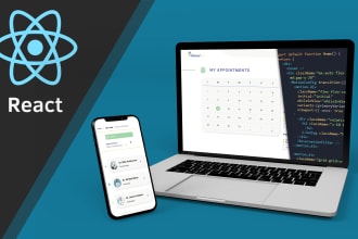 develop your website or component using react js next js