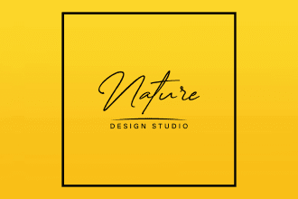 create luxury  handwritten photography calligraphy and signature logo