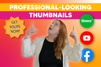 design your thumbnail for fiverr or youtube
