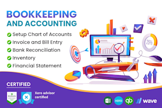 do expert bookkeeping  of quickbooks online