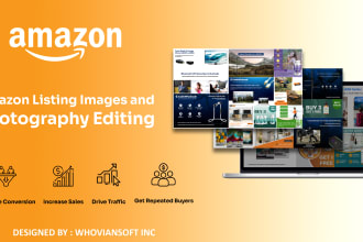 deliver high quality amazon product images, do photoshop editing to boost sales