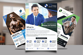 design professional flyer, leaflet or poster