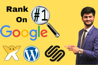 do on page seo optimization of joomla, big commerce, webflow or kajabi website