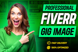 design a professional fiverr gig image