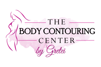 make, perfect body contouring  watercolor logo