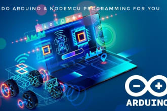 do arduino programming, nodemcu coding, tinkercad projects