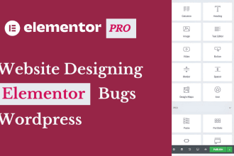 design a complete wordpress website using elementor pro and astra pro