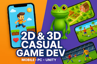 develop amazing unity 2d and 3d games for android ios