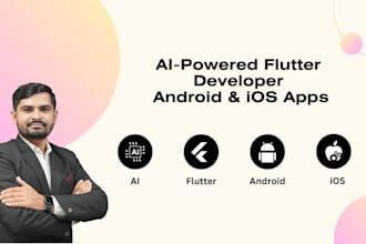 develop ai powered android and ios mobile apps using flutter, ai app creation