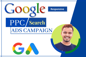 setup and optimize google ads PPC or search campaign