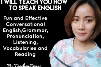 teach you how to speak english on zoom, skype