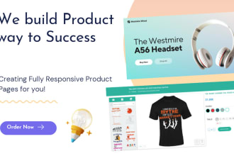 create responsive product page in wordpress