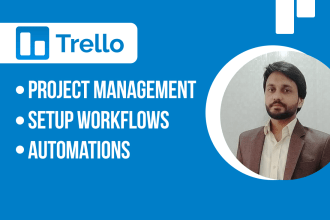 be your trello virtual assistant, trello project management , trello crm expert