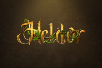 design a fantasy, rpg, sci fi, medieval game logo