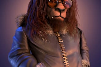 create an nft art 3d character