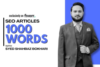 write 1000 words SEO friendly articles and blog posts