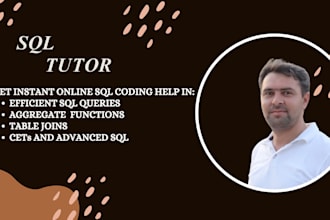 teach sql queries on postgresql, mysql, oracle, sql server