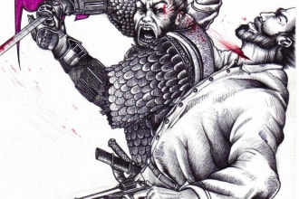 draw your fantasy characters and your favorite superheroes