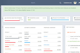 give you 100 plus perfex crm modules setup  in 5 minutes as your needs