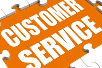 be your full time customer service representative