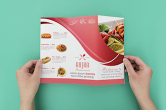 design restaurant menu, food menu, and food flyer