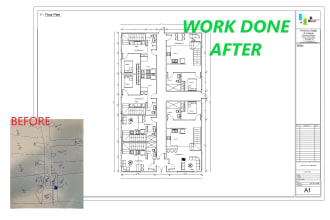draw your architectural floor plan, elevations, etc in cad