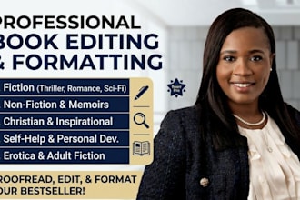 do romance book editing and proofreading for fiction novels