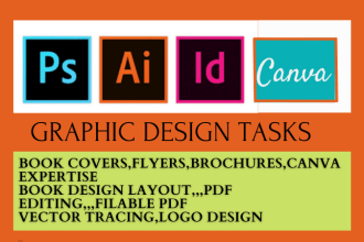 design book cover and format ebooks in indesign and canva professionally