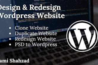 create a stunning and modern wordpress website