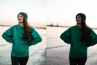 edit and retouch portrait photos