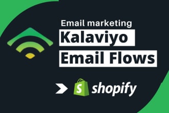 setup klaviyo email marketing, klaviyo flows and klaviyo shopify