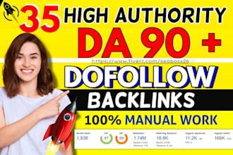 create strong high quality dofollow SEO backlinks high da authority profiles