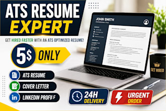 write ats resume and cover letter for job applications