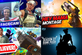 design very attractive eye catching apex legends thumbnail