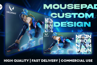 design mousepad, deskmat for gaming, trading, and company